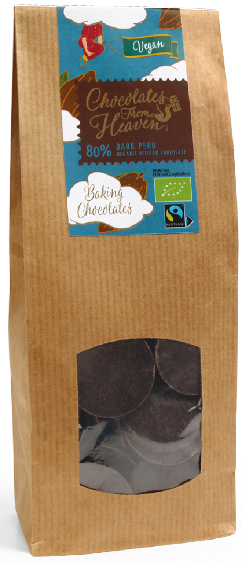 Ciocolata neagra pentru gatit - Dark Peru Bio | Chocolates from Heaven