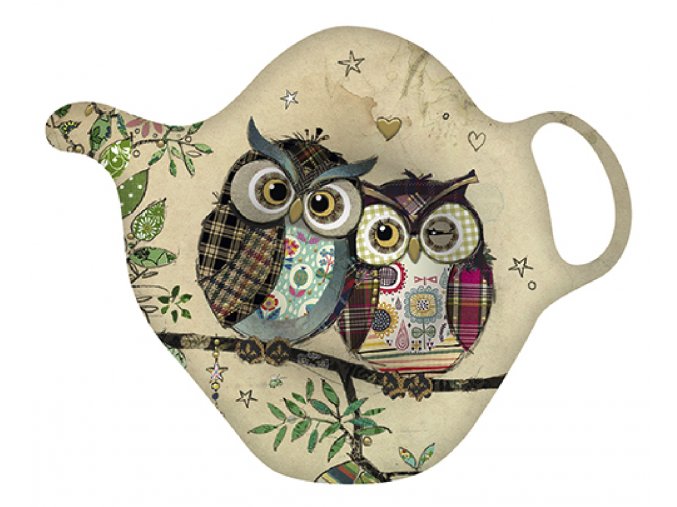Suport pliculete ceai - Couple Chouette