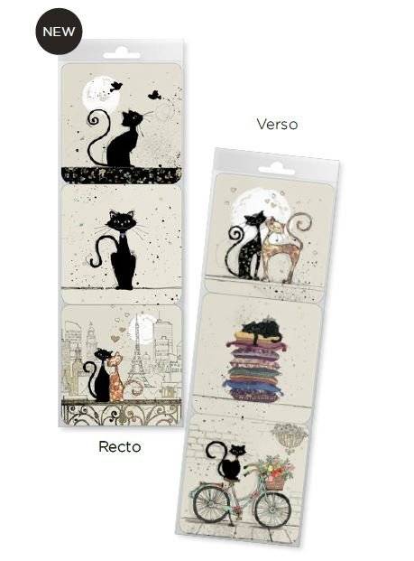 Set suport pentru pahare - Chat | Kiub