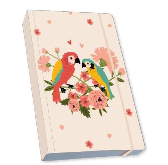 Carnet -  Couple Perroquet Jungle  | Kiub