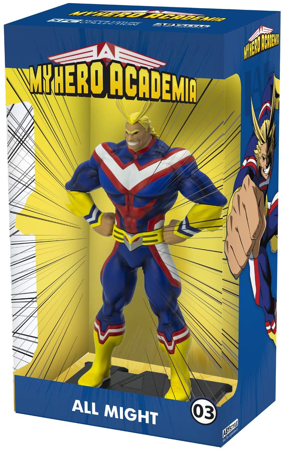 Figurina - All Might - My Hero Academia | SFC Super Figure Collection - 1 | YEO