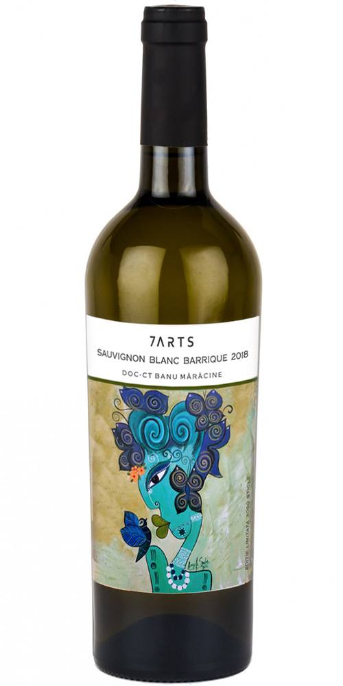  Vin alb 7 Arts - Sauvignon Blanc Barrique, sec, 2018 | 7Arts 