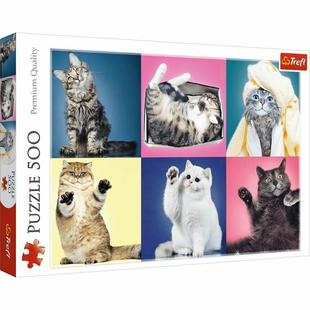 Puzzle 500 piese - Kittens | Trefl - 1