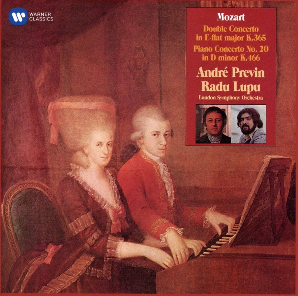 Mozart: Two-Piano Concerto K.365 & Piano Concerto K.466 | Andre Previn, Radu Lupu, London Symphony Orchestra