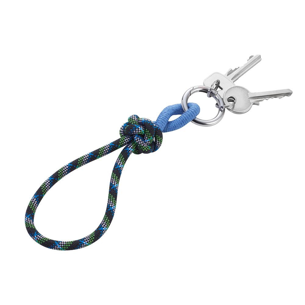 Breloc - Rope with Knot - Blue and Green | Troika - 1 | YEO