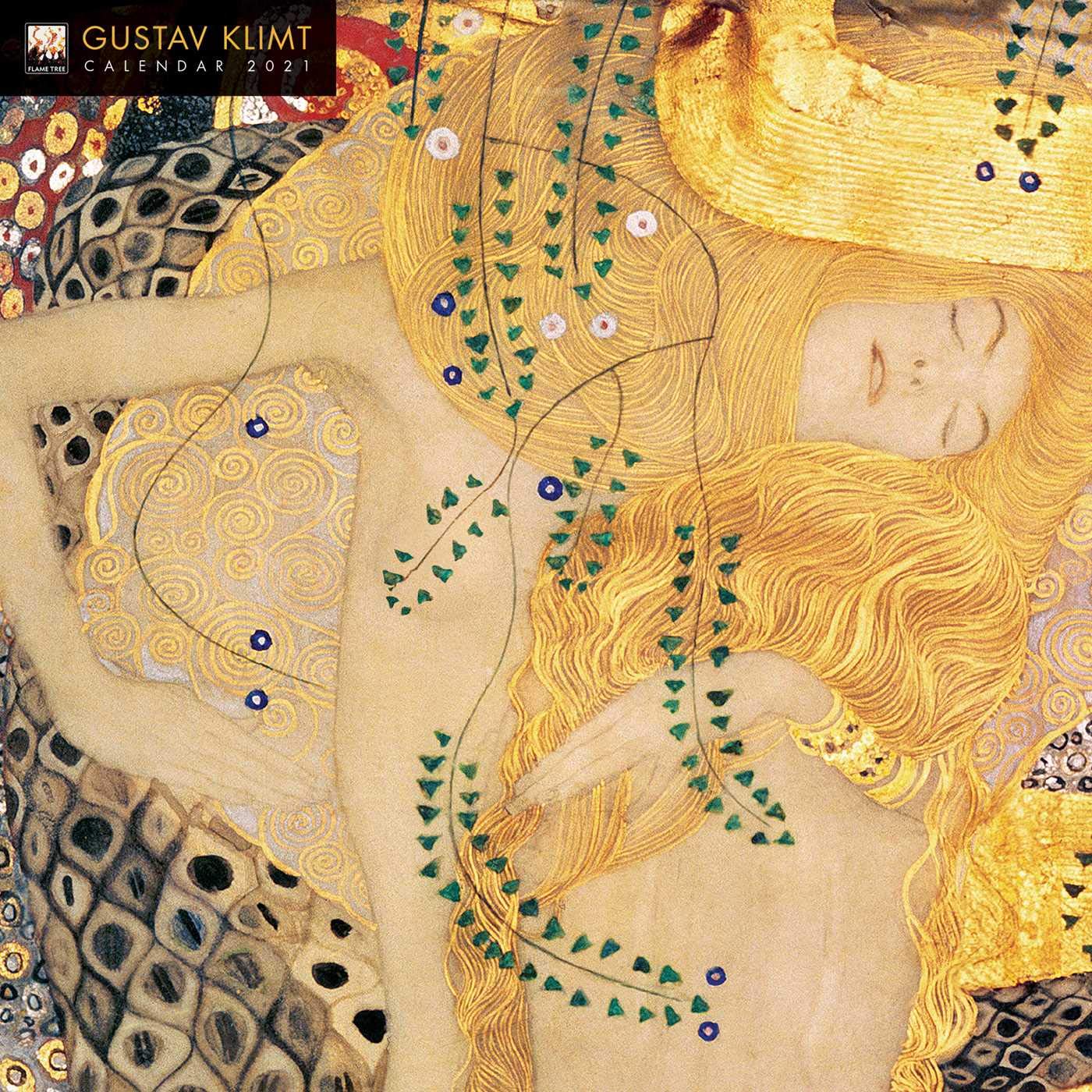 Gustav Klimt Wall Calendar 2021 (Art Calendar) | Flame Tree Publishing
