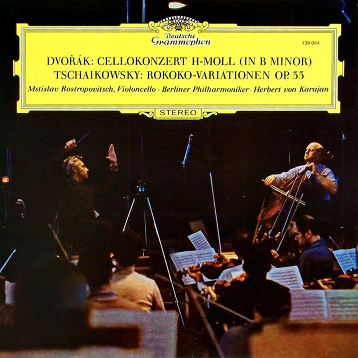 Dvorak: Cello Concert. Tchaikovsky: Roccoco Variations. Vinyl | Herbert von Karajan, Berliner Philharmoniker