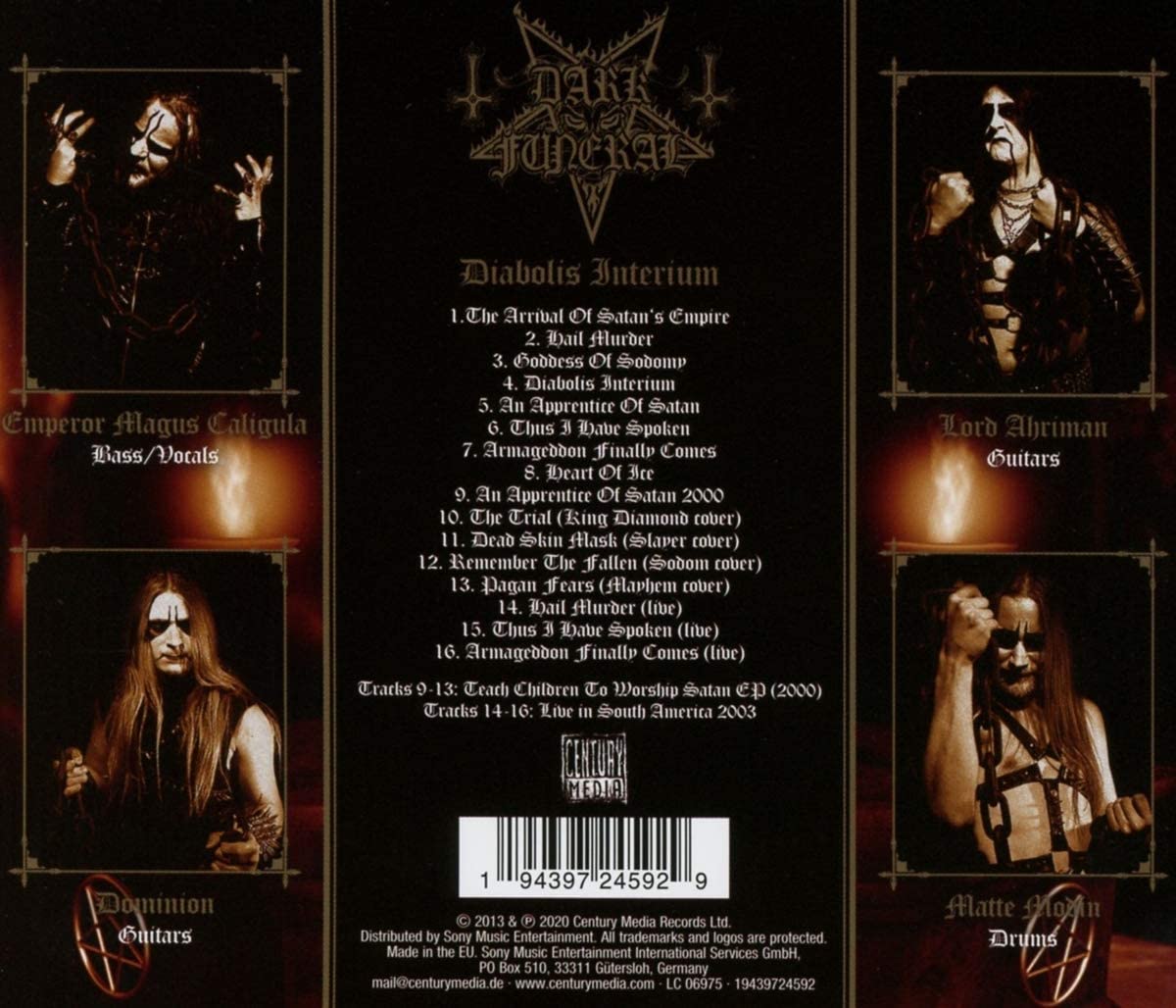 Diabolis Interium (Re-Issue + Bonus) | Dark Funeral