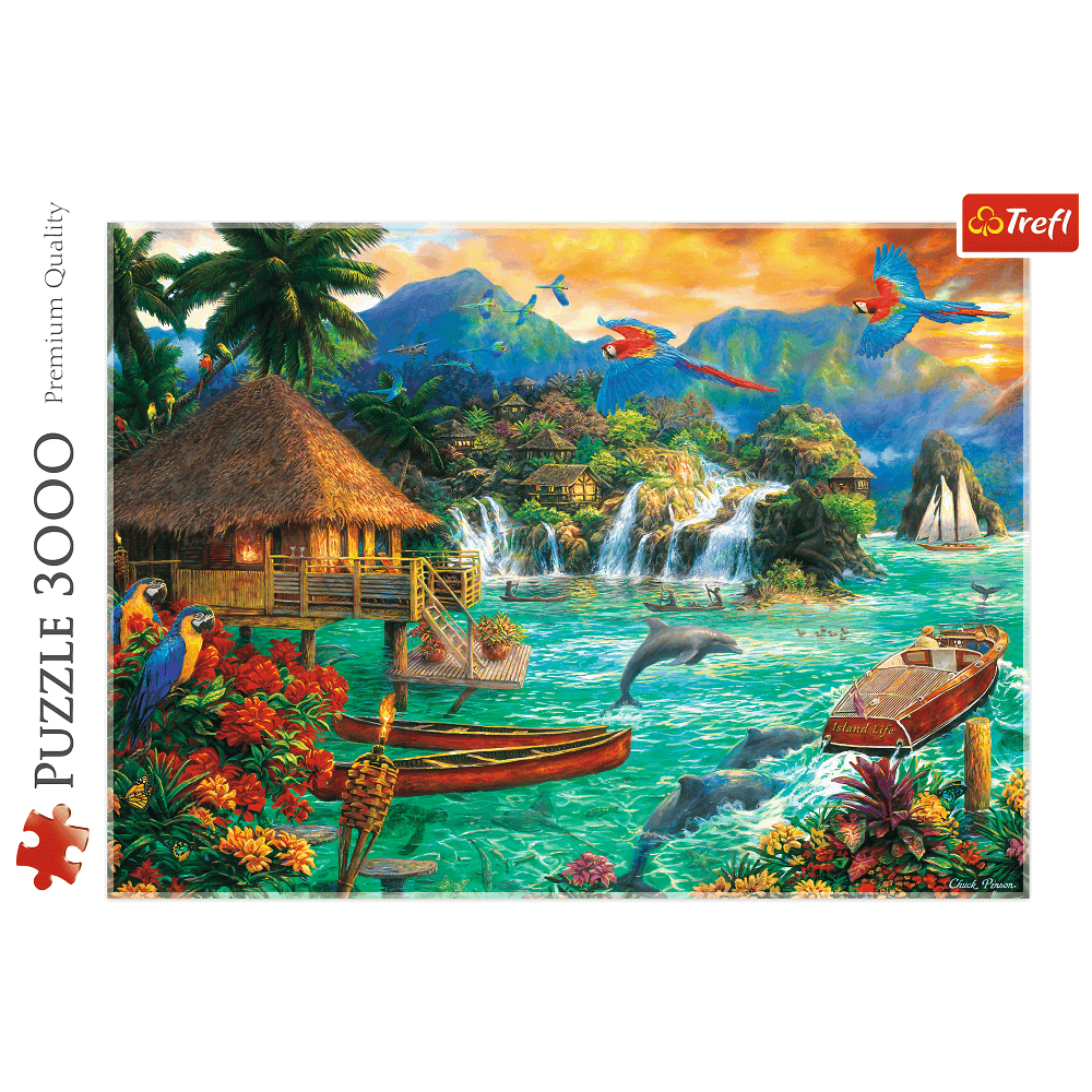 Puzzle 3000 de piese - Life Island | Trefl - 2