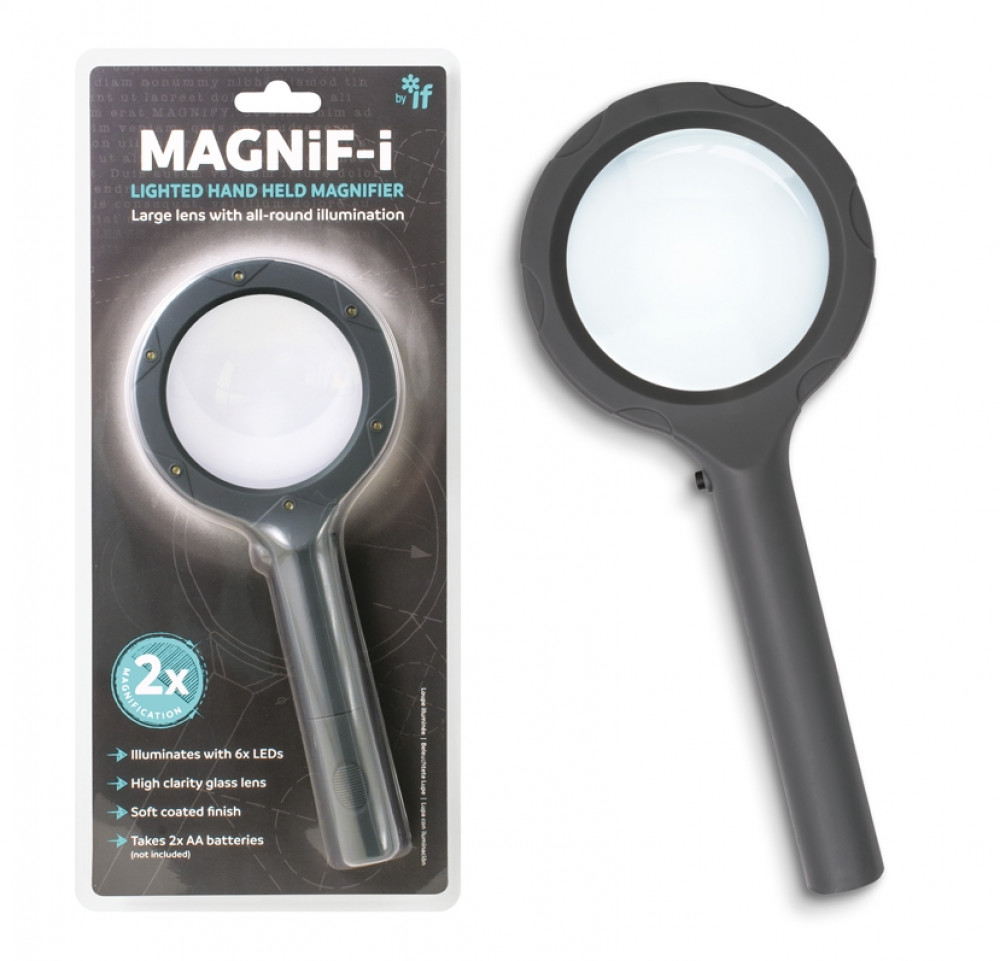 Lupa - Magnif-i Lighted Handheld Magnifier | If (That Company Called)