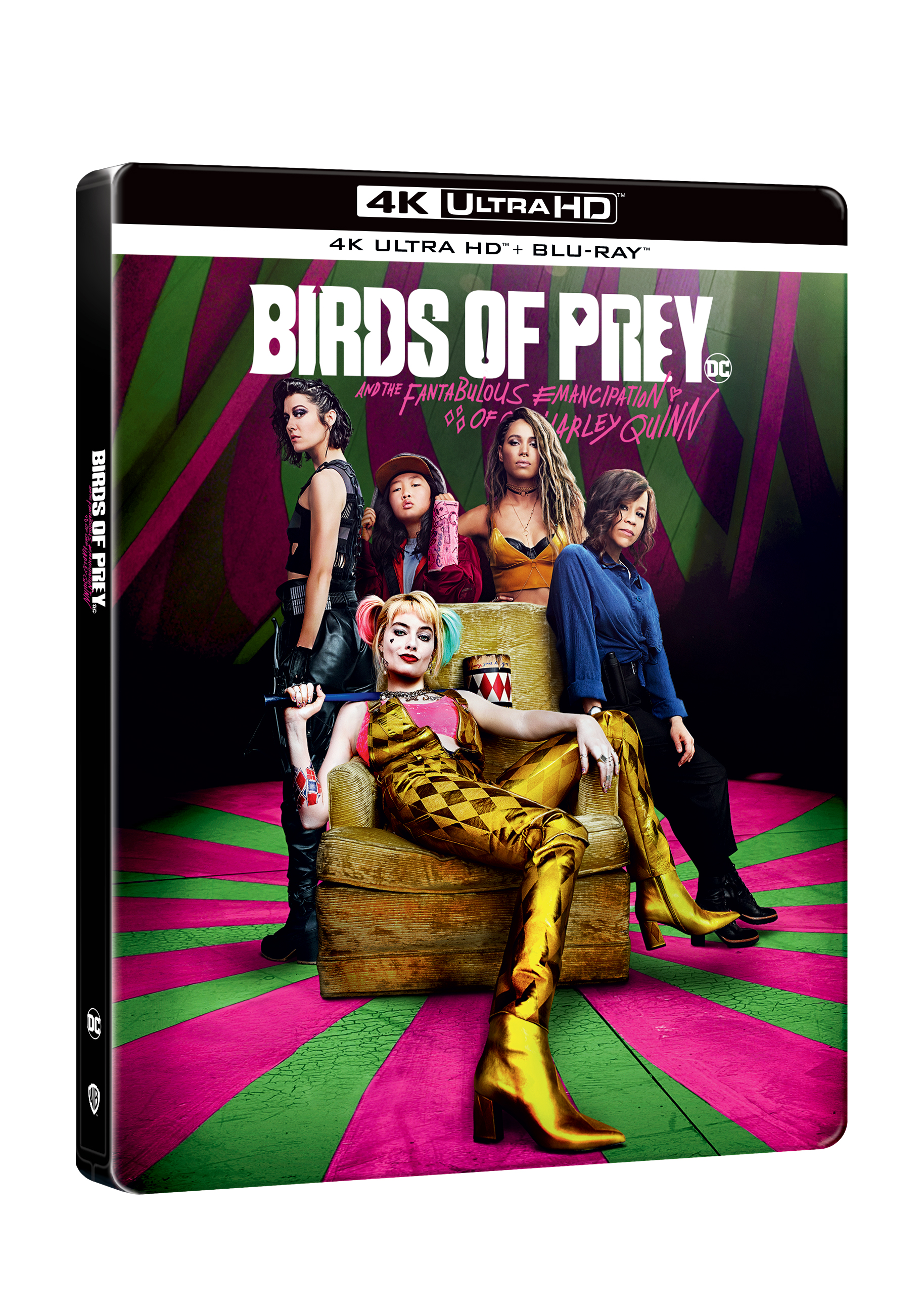 Pasari de Prada si Fantastica Harley Quinn (4K Ultra HD + Blu-Ray Steel Book) / Birds of Prey: And the Fantabulous Emancipation of One Harley Quinn | Cathy Yan