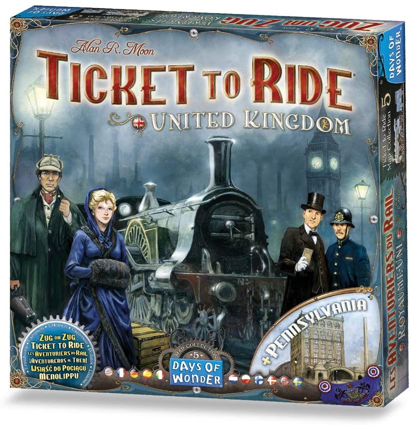 Ticket To Ride - United Kingdom and Pennsylvania | Days of Wonder