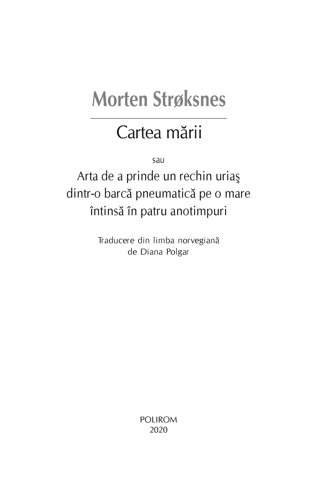 Poze Cartea marii | Morten Stroksnes