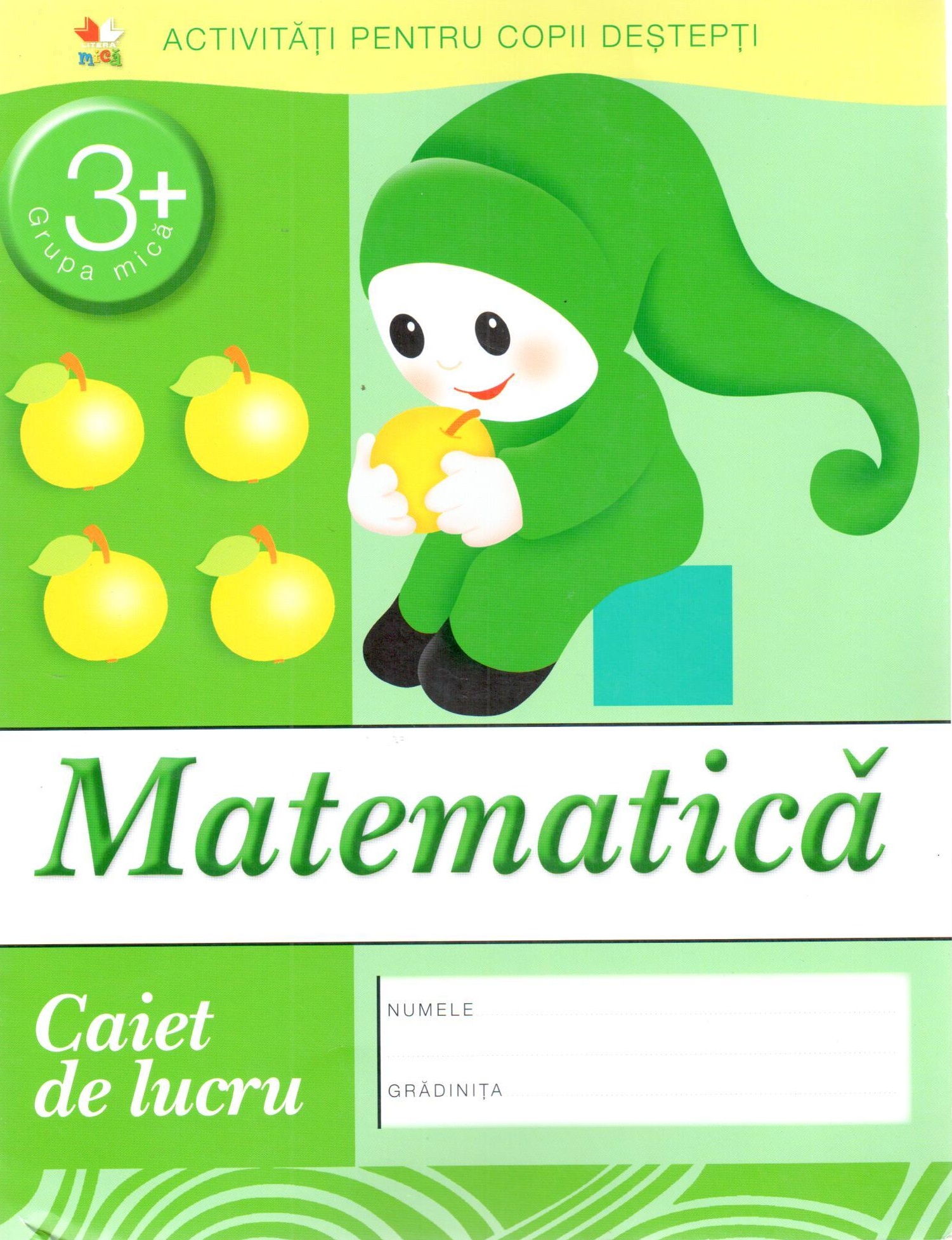 Matematica grupa mica 3+. Caiet de lucru | Daria Denisova carturesti.ro