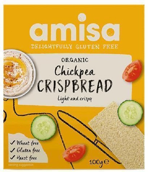 Crispbread (painici) cu naut fara gluten - Bio | Amisa