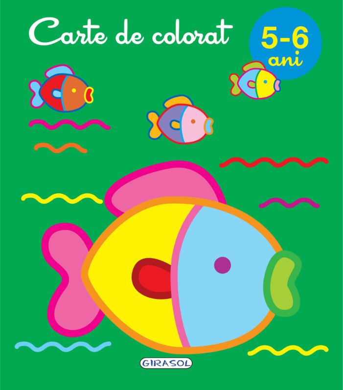 Carte de colorat, 5-6 ani | carturesti.ro imagine 2022