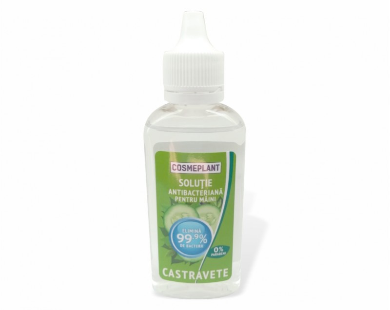 Solutie antibacteriana cu extract de castravete, 50 ml | Cosmeplant