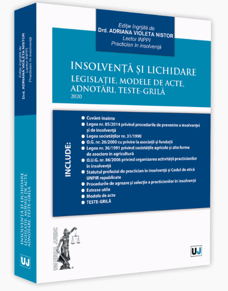 Insolventa si lichidare | Adriana Violeta Nistor carturesti.ro poza bestsellers.ro