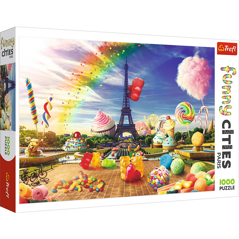 Puzzle 1000 piese - Dulciuri la Paris | Trefl