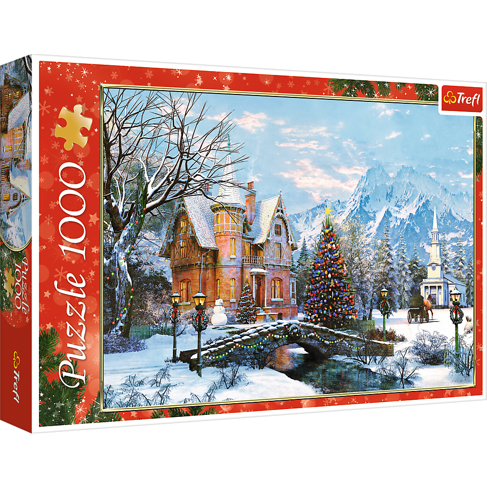 Puzzle 1000 piese - Peisaj de iarna | TREFL 1000p