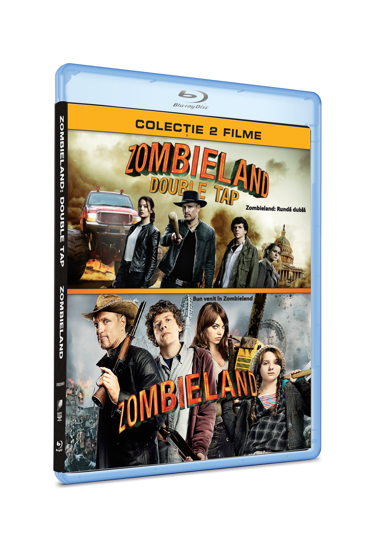 Bun venit in Zombieland + Zombieland: Runda dubla / Zombieland + Zombieland: Double Tap (Blu-Ray Disc - colectie 2 filme)