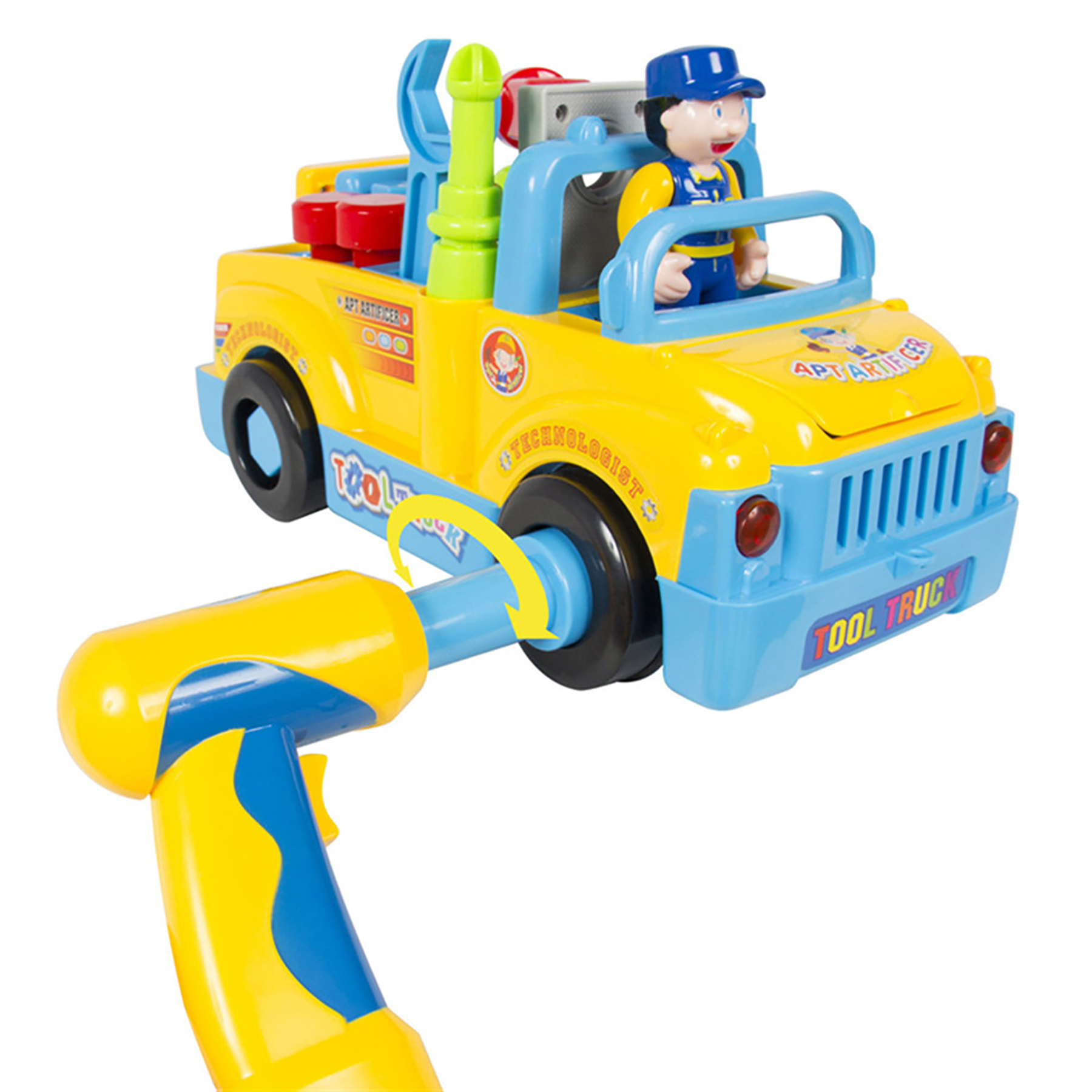 Jucarie - Camionul cu unelte al micului mecanic | Hola Toys