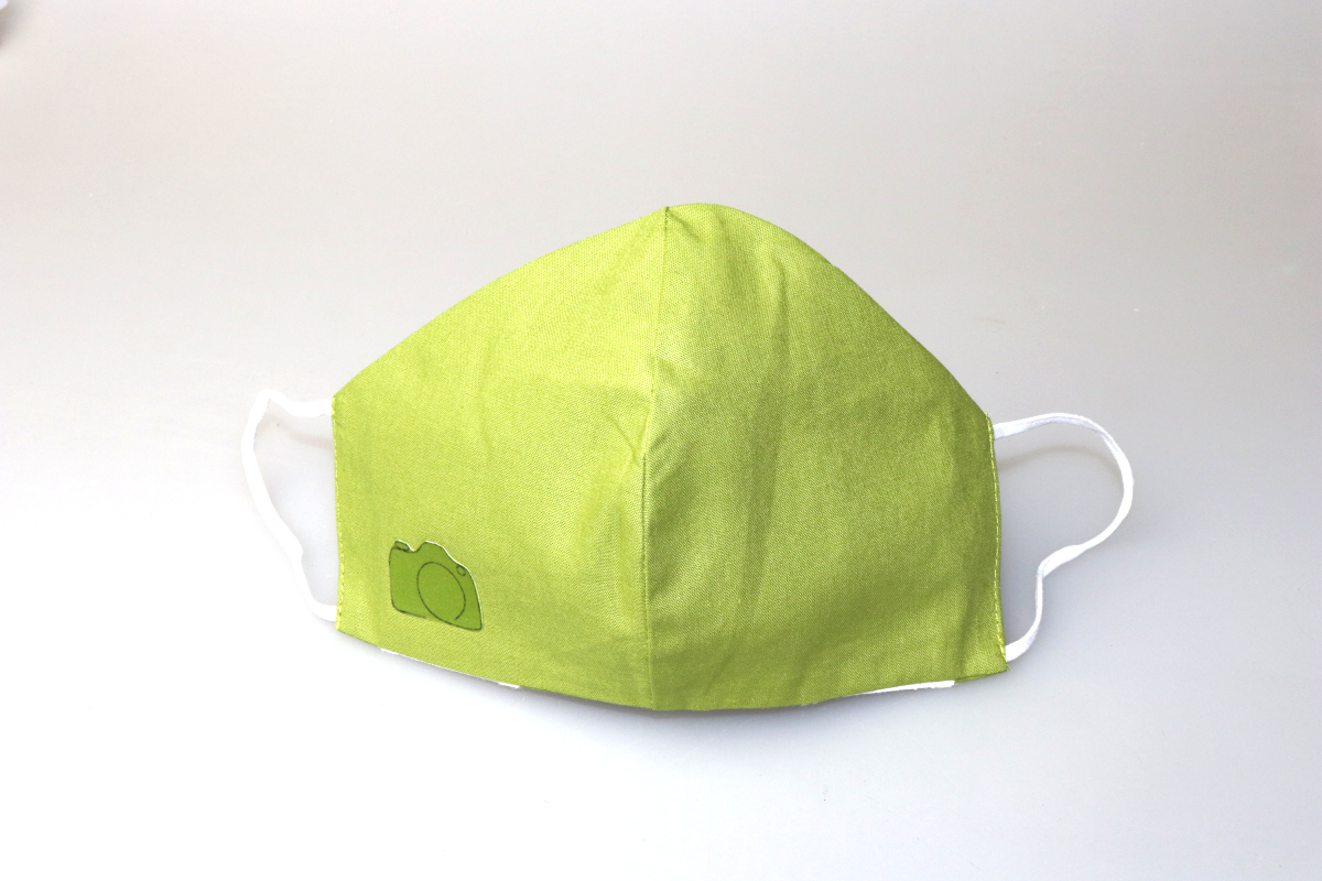 Masca de protectie faciala - verde - mai multe modele | Atelierul de Broderie