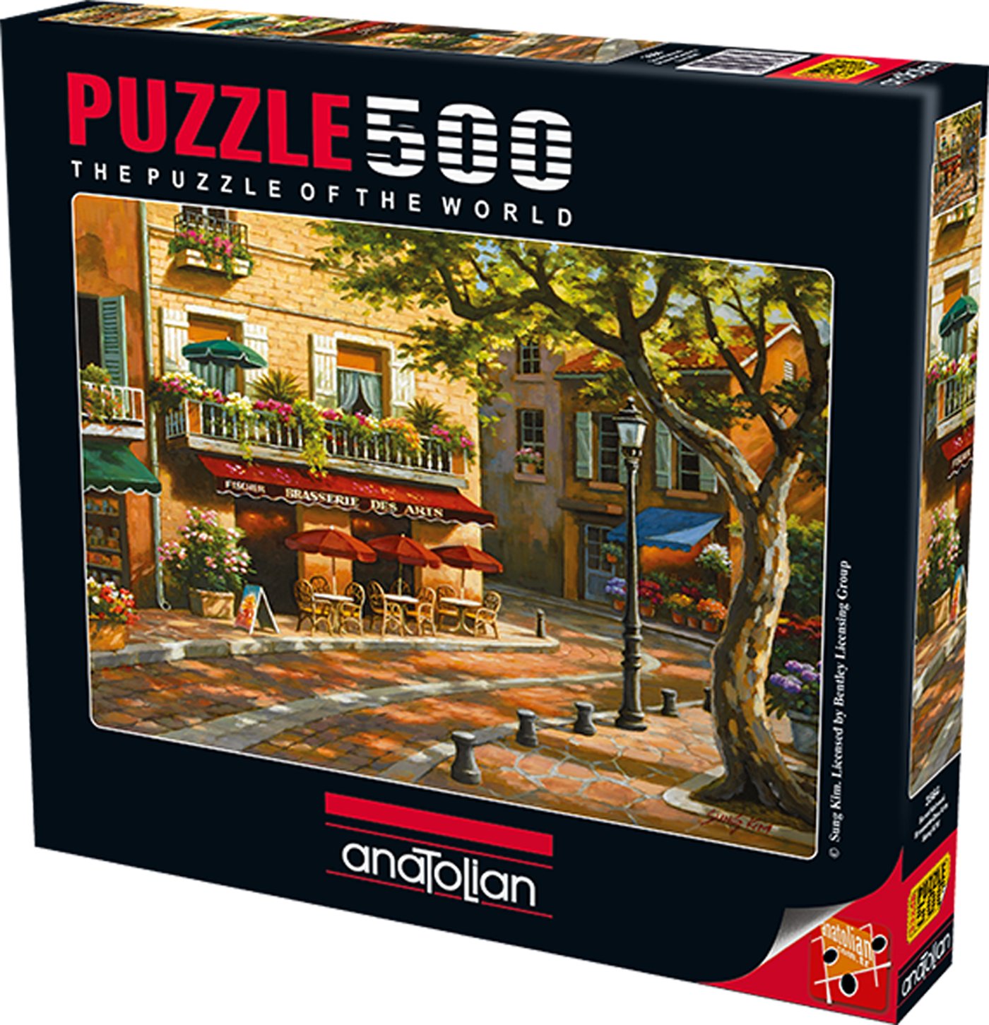 Puzzle 500 piese - Brasserie Des Arts | Anatolian