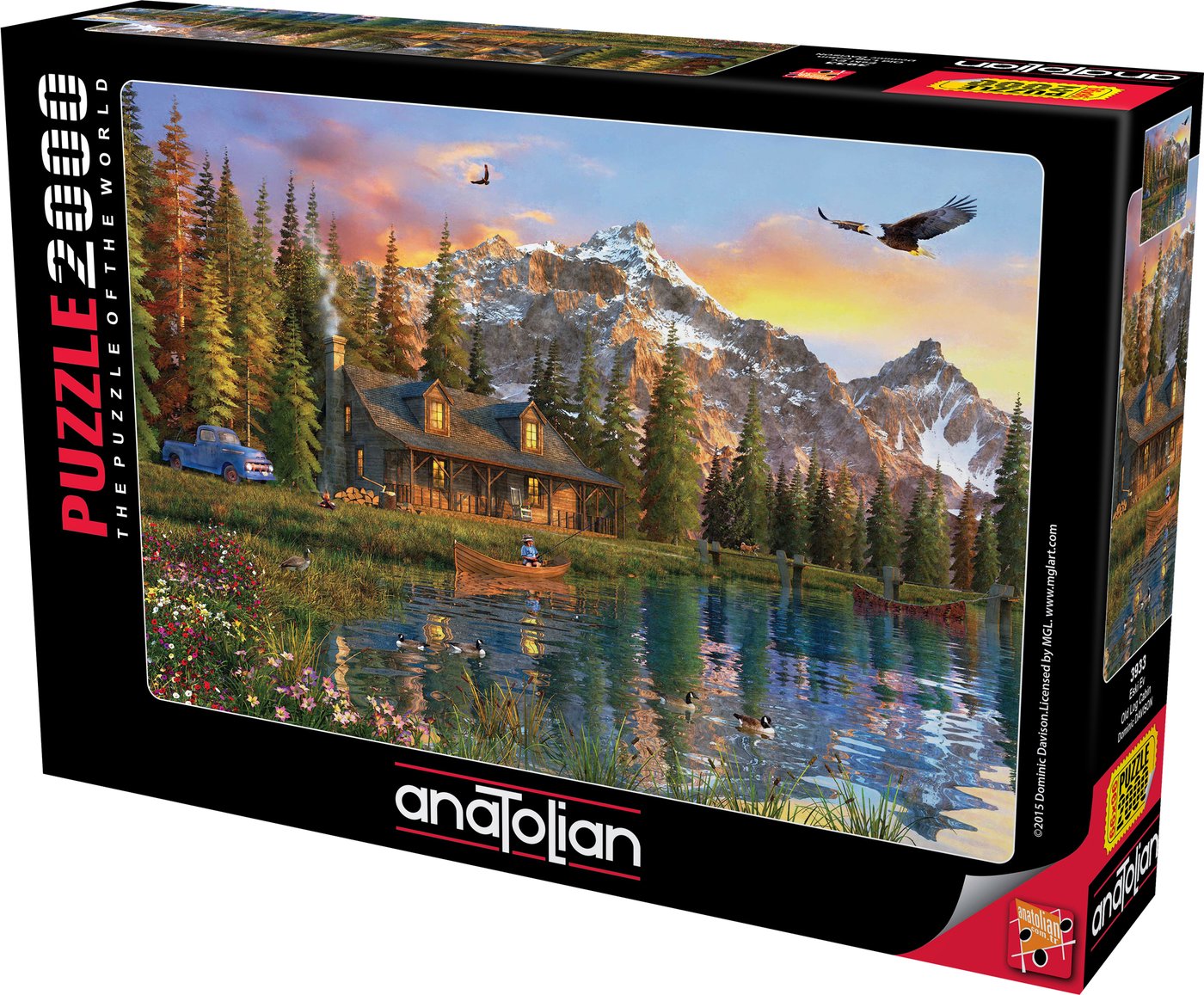 Puzzle 2000 piese - Oldlook Cabin | Anatolian