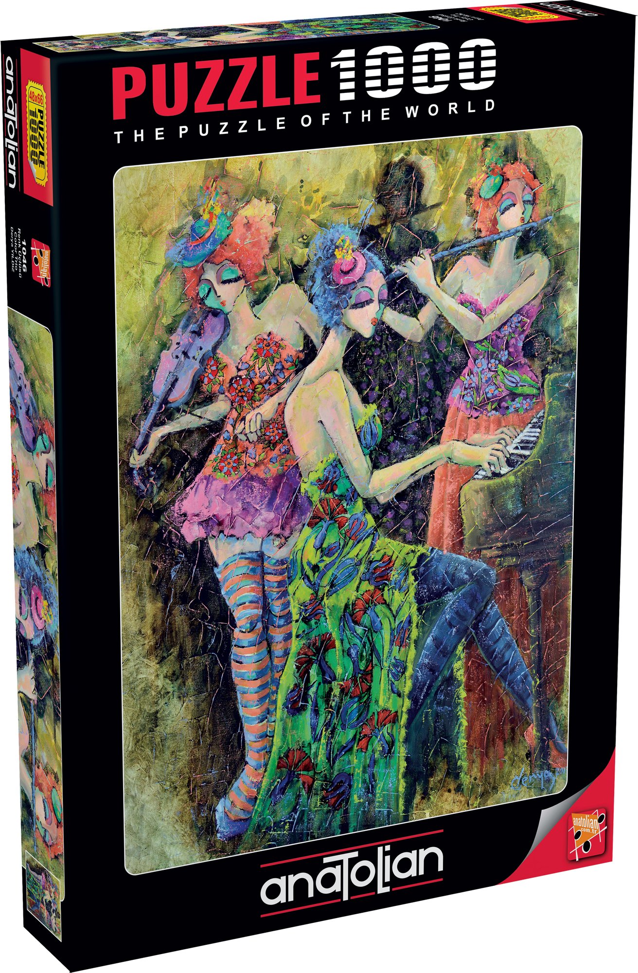 Puzzle 1000 piese - Color Trio