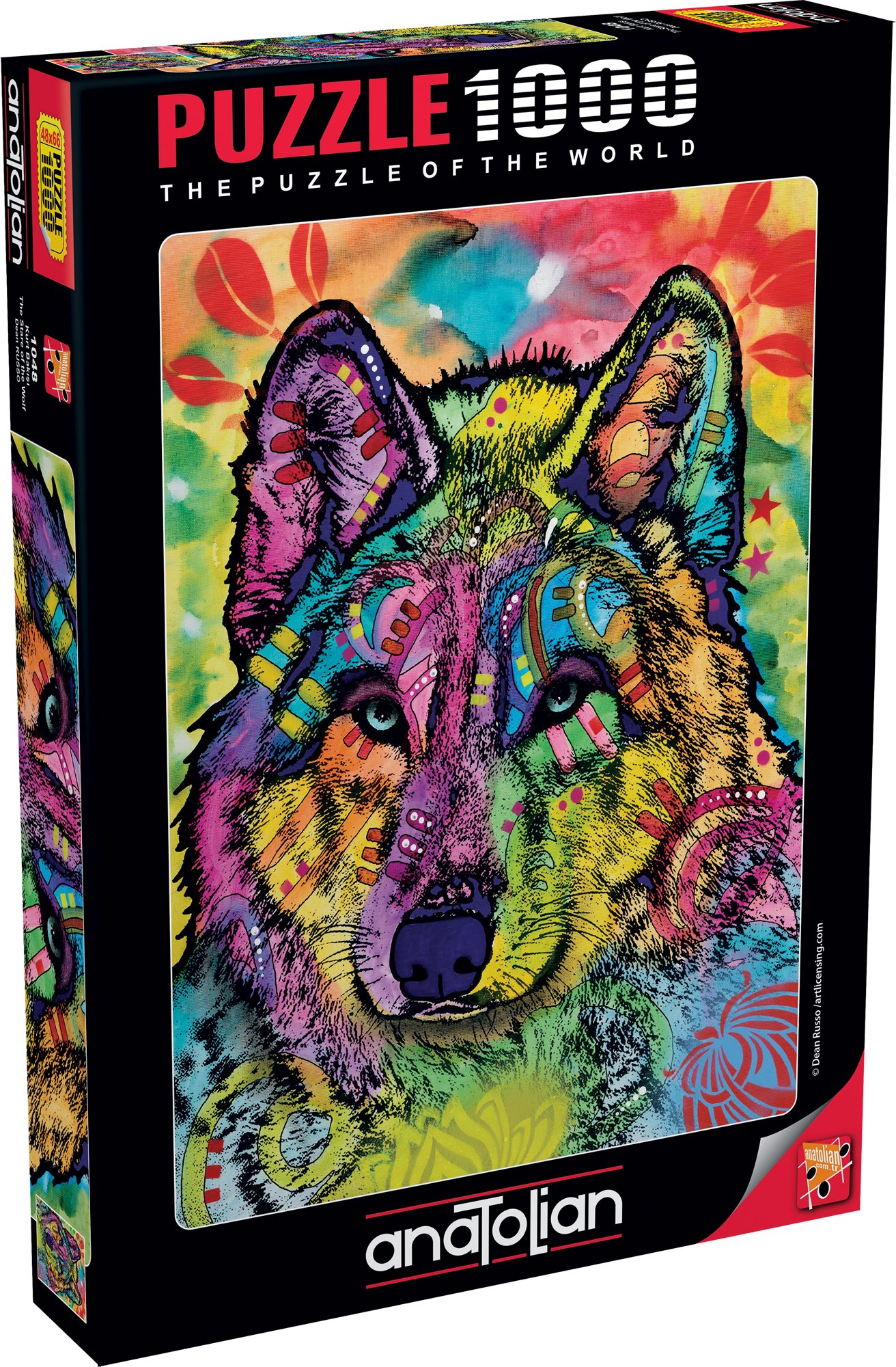 Puzzle 1000 piese - The Stare Of The Wolf