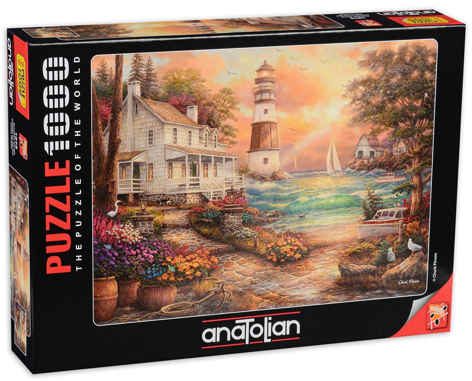 Puzzle 1000 piese - Cottage By The Sea | Anatolian