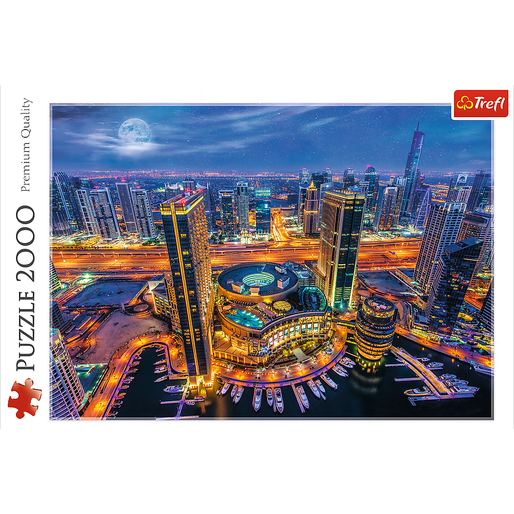 Puzzle 2000 piese - Lights of Dubai | Trefl - 1