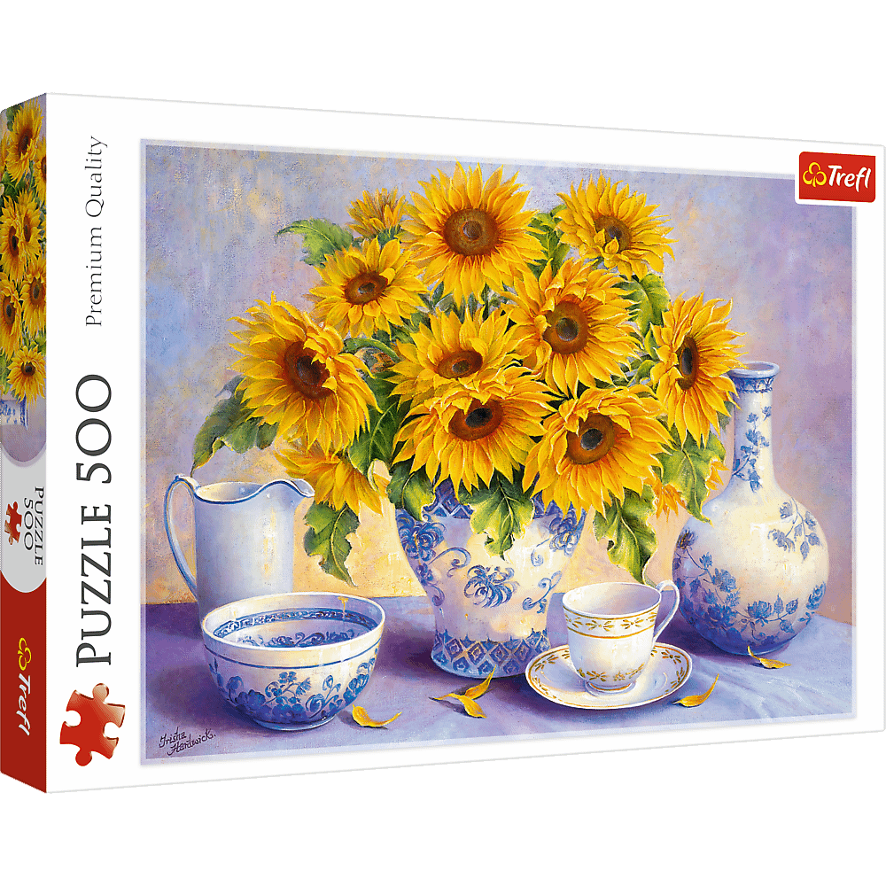 Puzzle 500 piese - Floarea soarelui | Trefl - 1