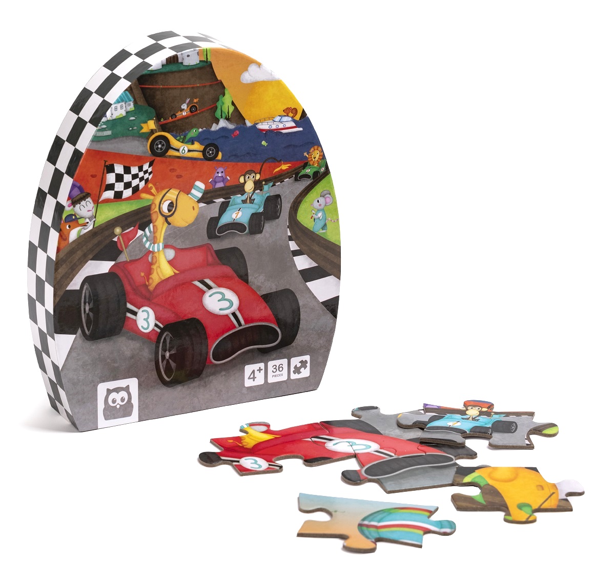 Puzzle educativ - Karting | Eurekakids