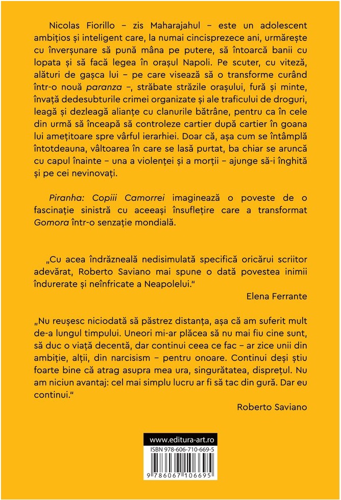 Piranha. Copiii Camorrei | Roberto Saviano - 1 | YEO