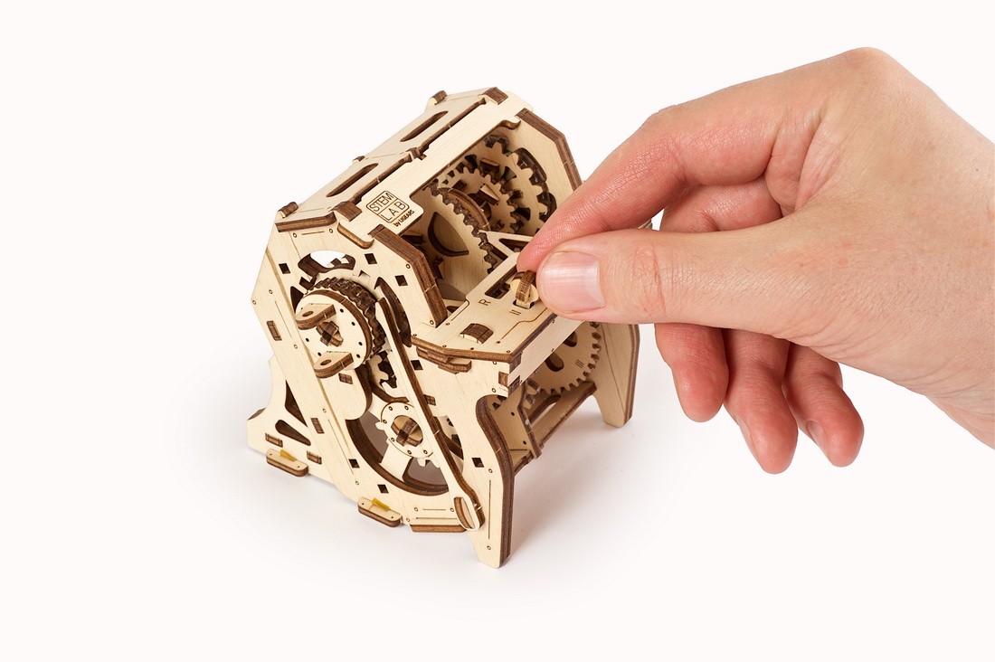 Puzzle 3D - Cutia de viteze / Gearbox | Ugears - 5