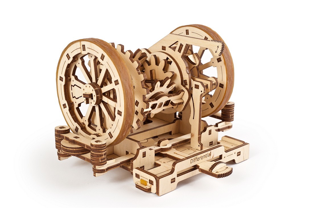 Puzzle 3D - Diferentialul / Differential | Ugears - 9