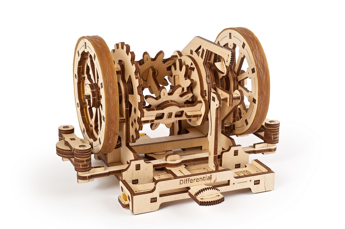 Puzzle 3D - Diferentialul / Differential | Ugears - 8
