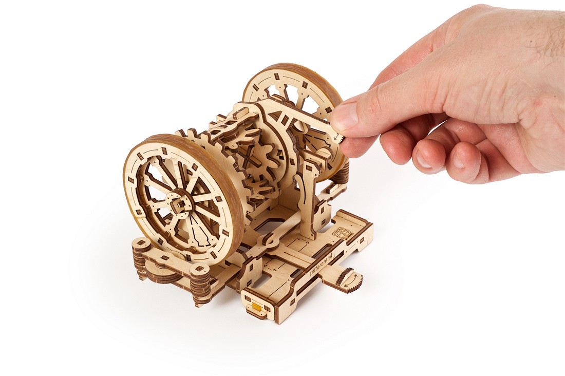Puzzle 3D - Diferentialul / Differential | Ugears - 7
