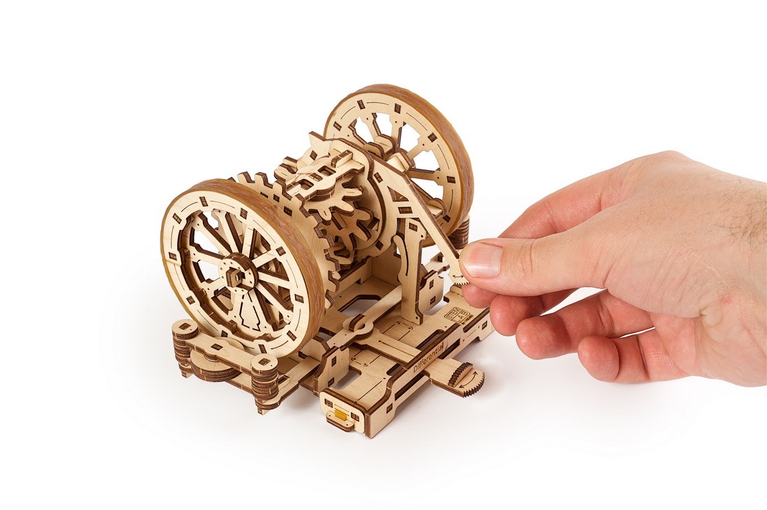 Puzzle 3D - Diferentialul / Differential | Ugears - 10