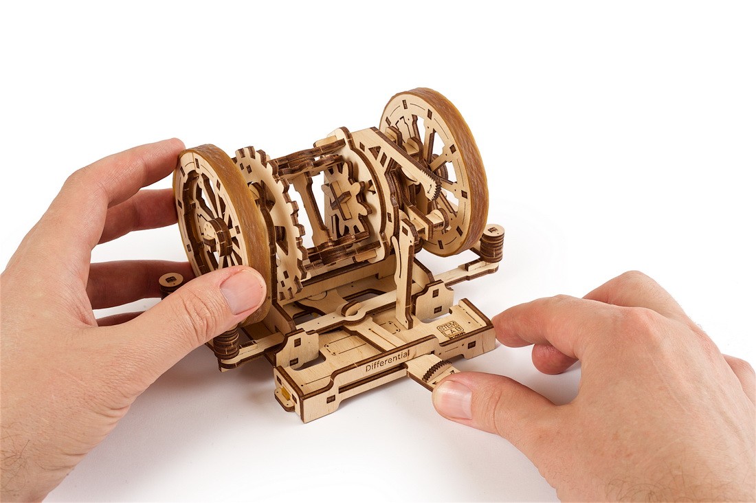 Puzzle 3D - Diferentialul / Differential | Ugears - 12