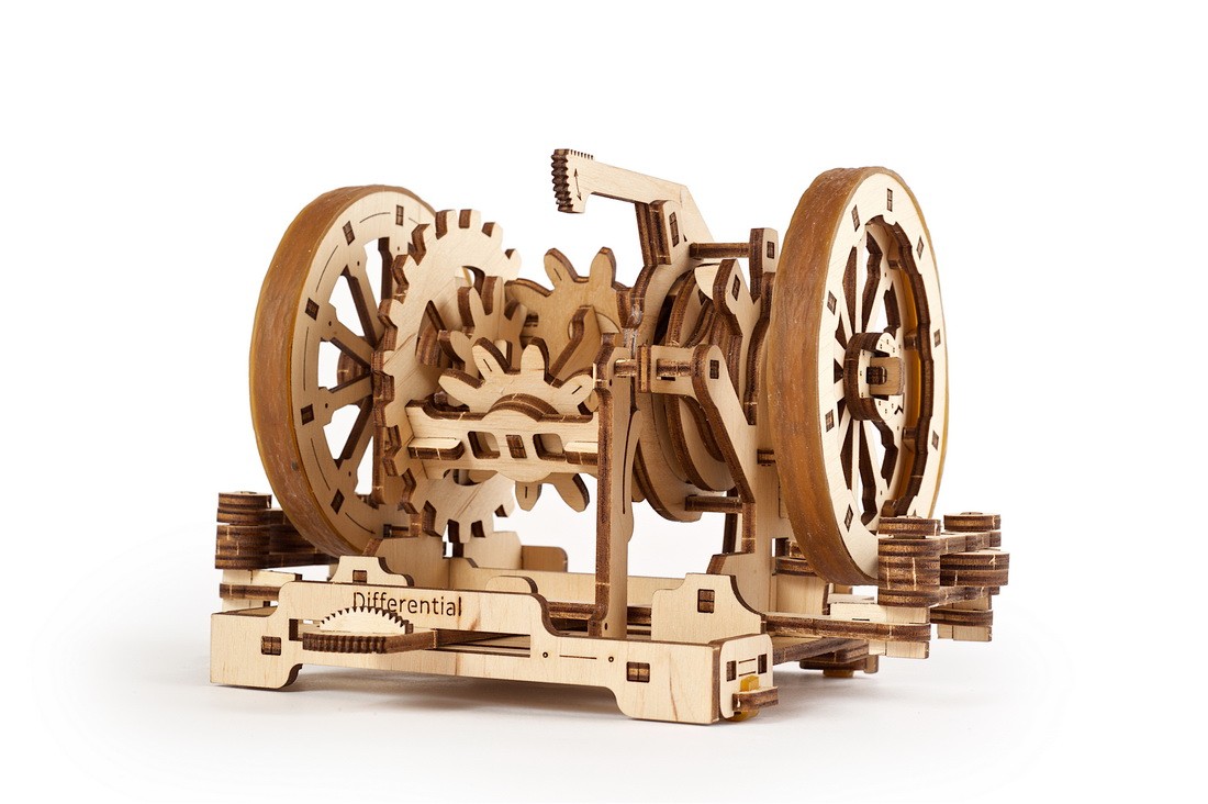 Puzzle 3D - Diferentialul / Differential | Ugears - 1