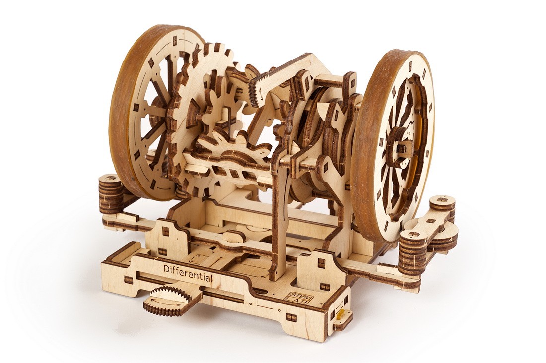 Puzzle 3D - Diferentialul / Differential | Ugears - 13