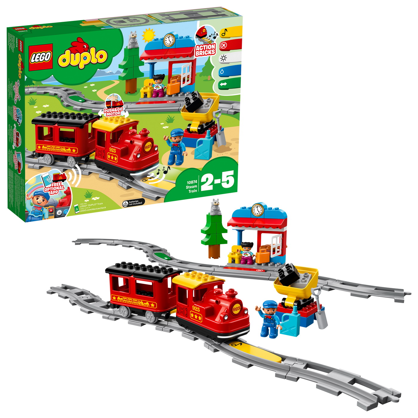 Tren cu aburi (10874) | LEGO - 2