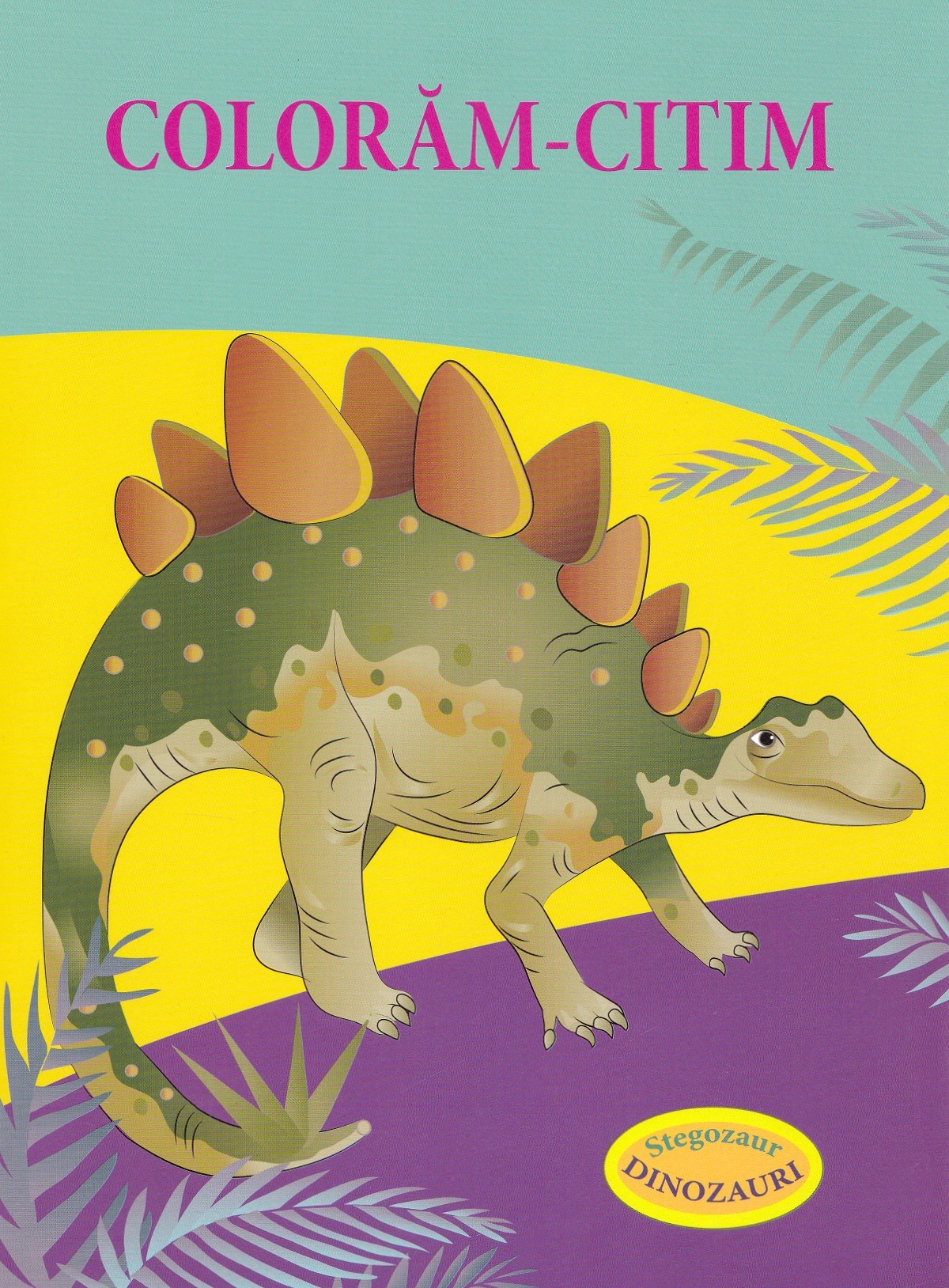 Coloram-citim: Stegozaur. Dinozauri | adolescenti