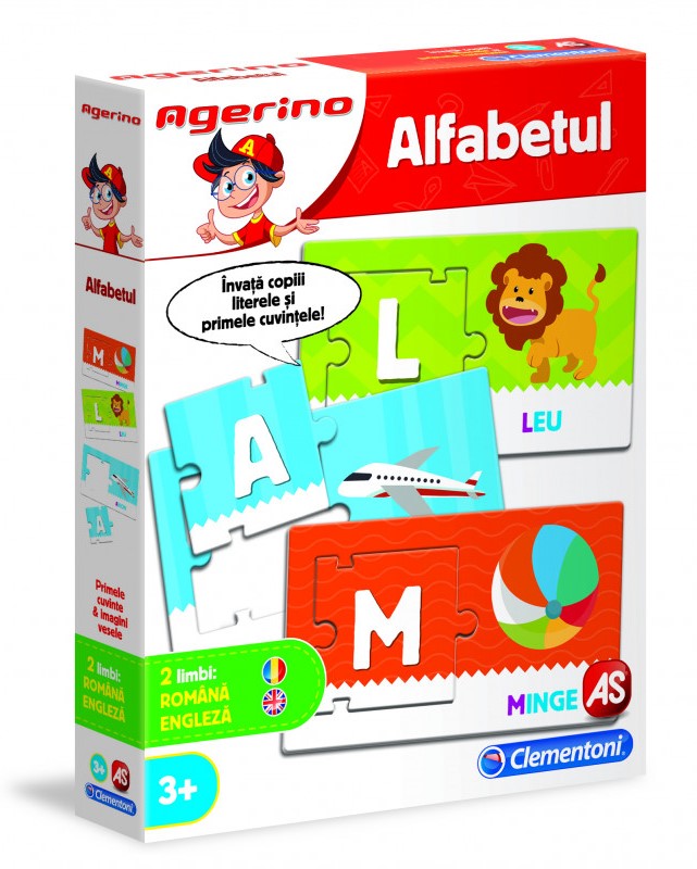Puzzle educativ - Agerino - Alfabetul | Clementoni