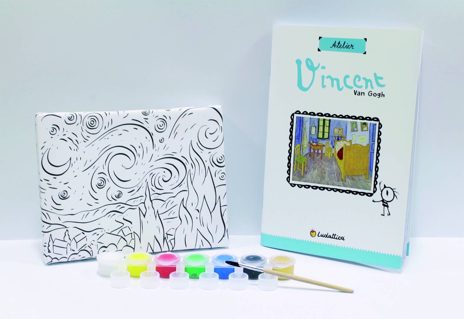 Kit puzzle - Atelier Van Gogh | Ludattica - 2