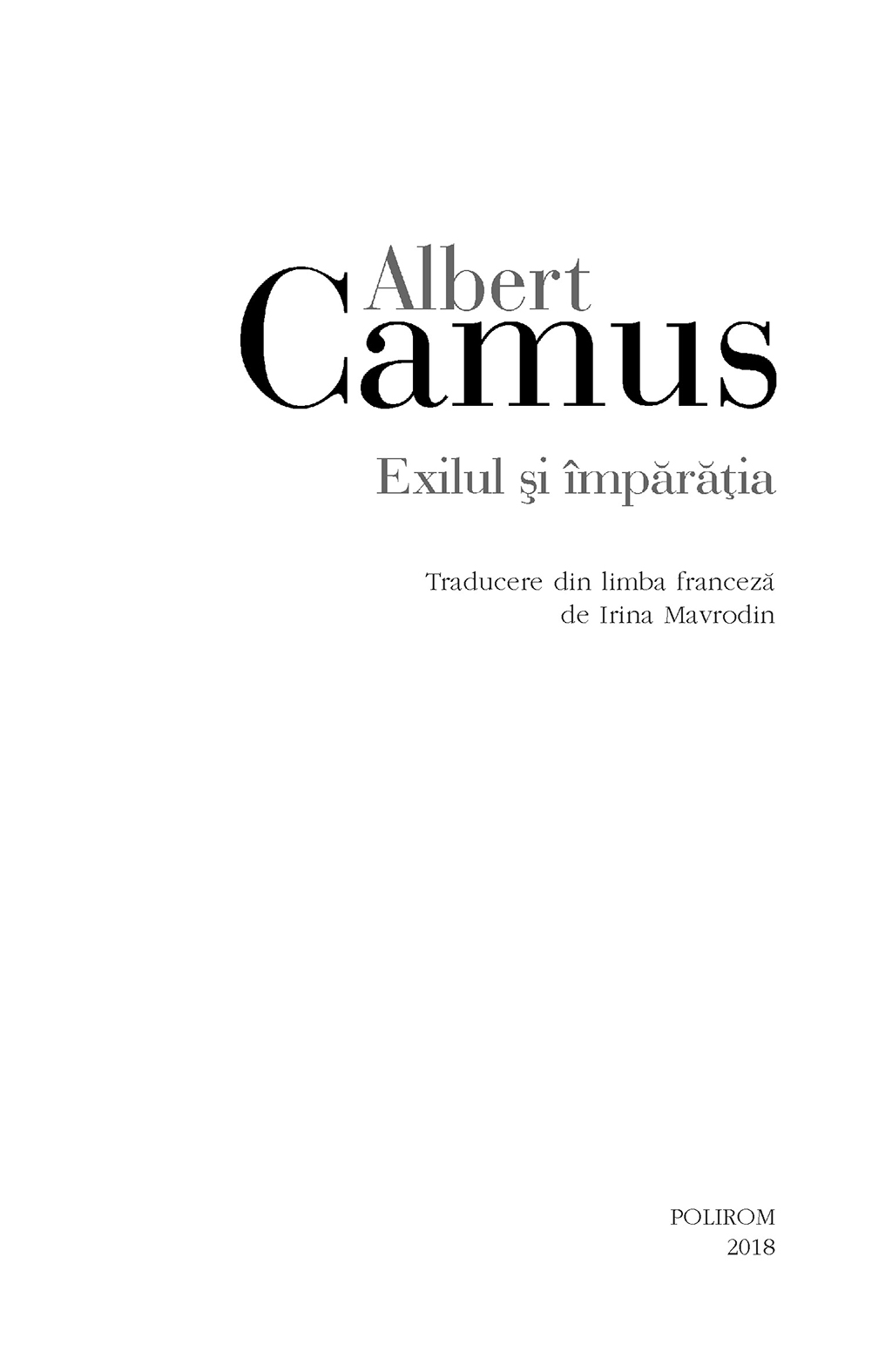 Exilul si imparatia | Albert Camus - 5