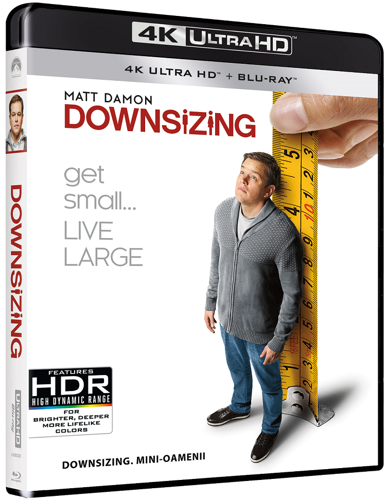 Mini-Oamenii (4k Ultra HD + Blu Ray) / Downsizing | Alexander Payne (4k poza noua